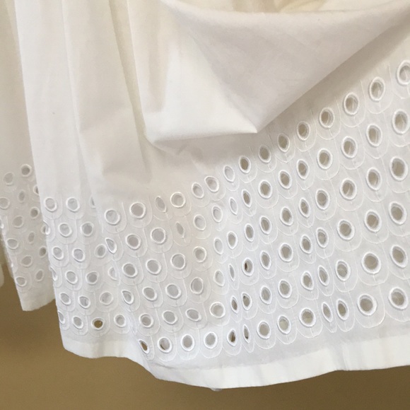 🔥Gorgeous TALBOT fully lined cotton white dress - Picture 6 of 8